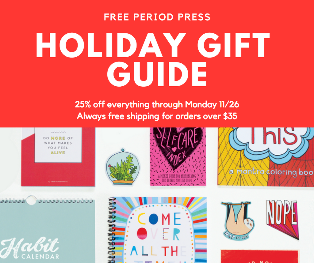 Free Period Press Holiday 2018 Gift Guide