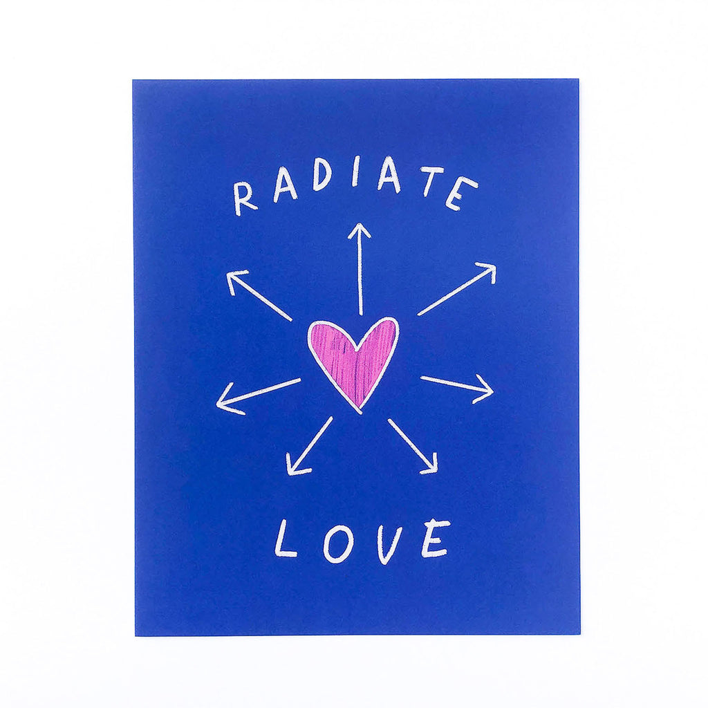 Radiate Love Art Print | Free Period Press