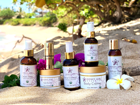 The Honey Girl Organics Product Lineup