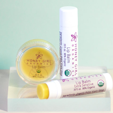 Honey Girl Organics Lip Balm Trio