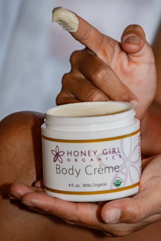 Looking at the Texture of the Body Crème