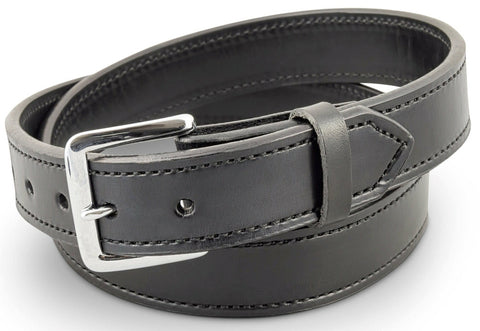  Black leather gun belt