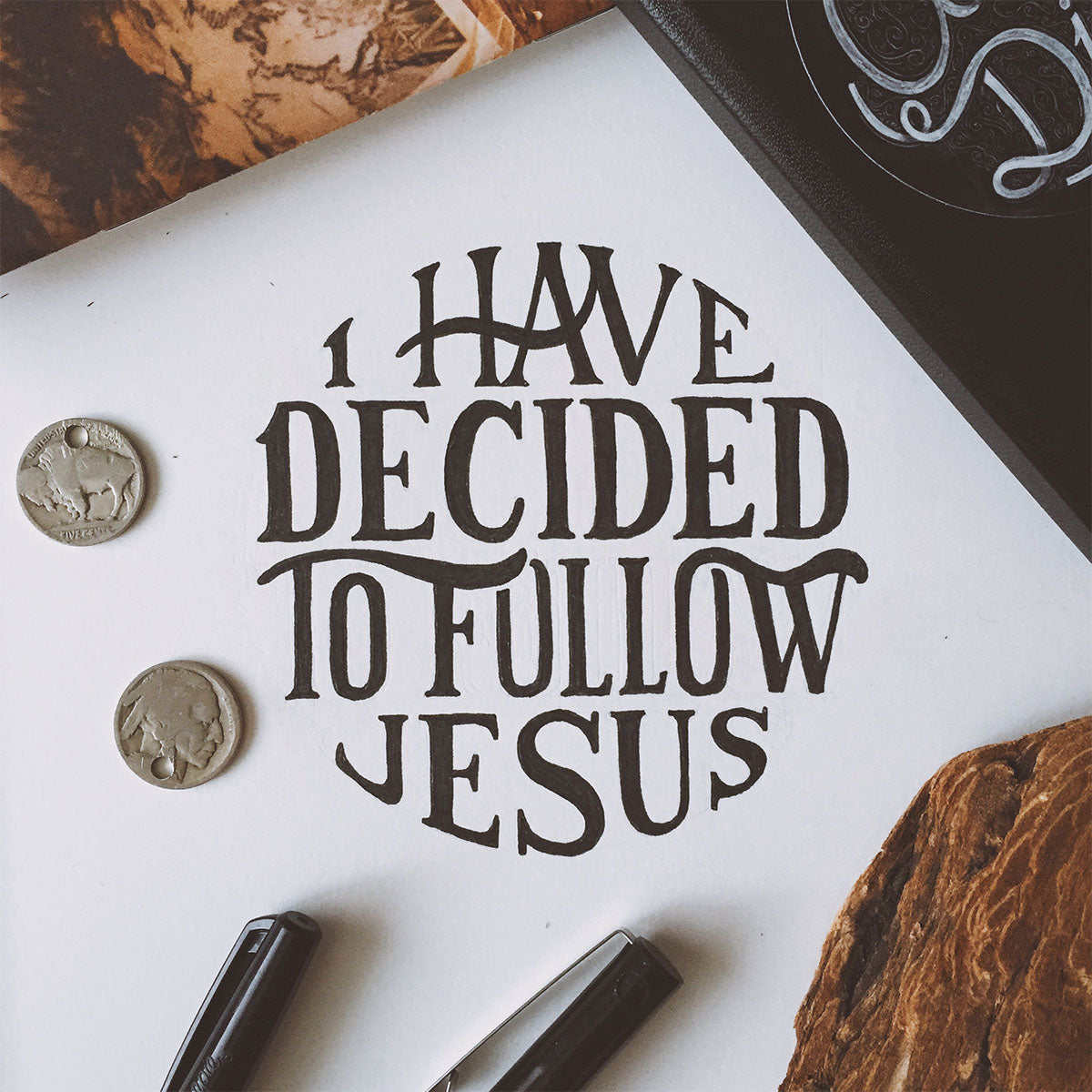 I Have Decided to Follow Jesus | Scripture Art