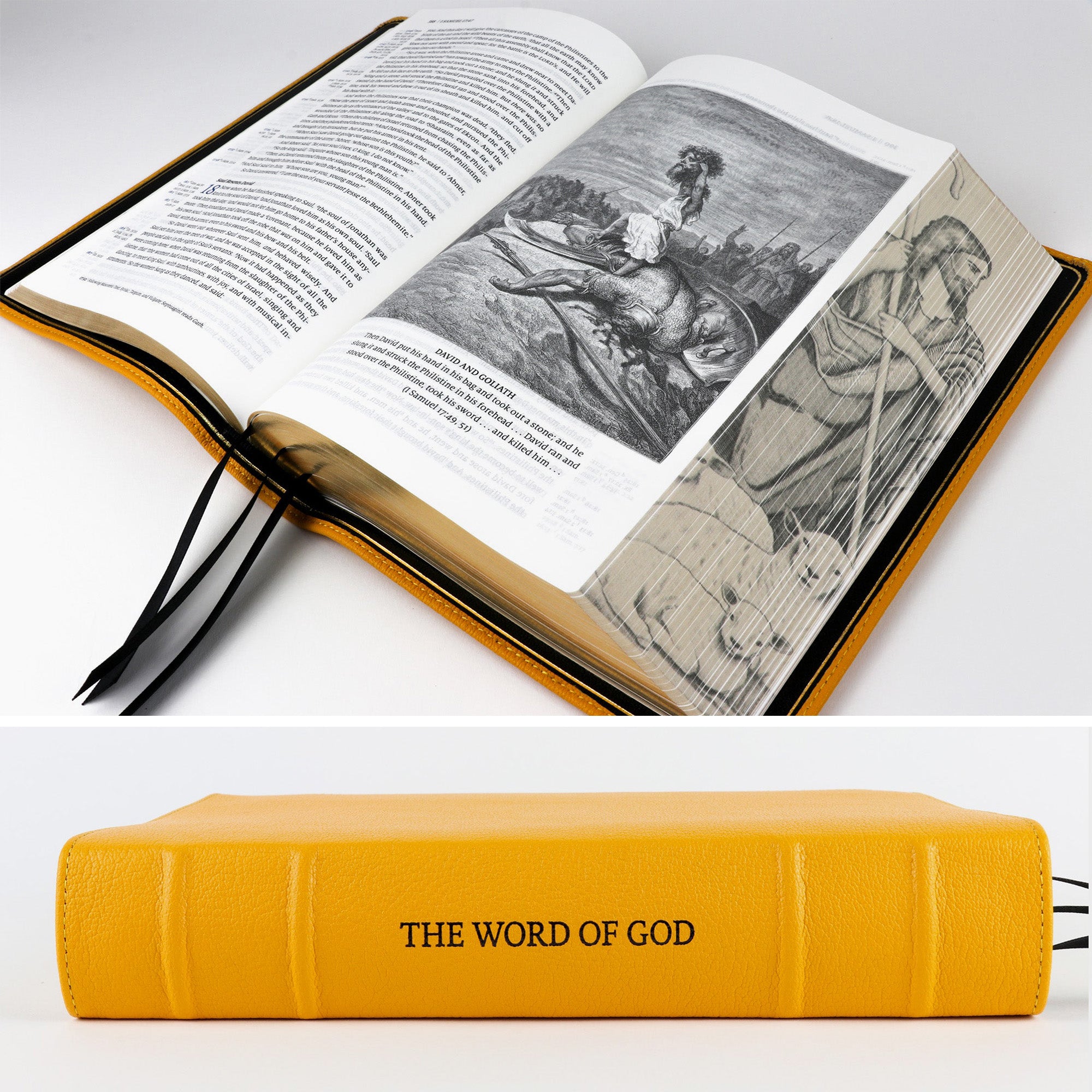 NKJV Shepherd Bible - Lunar Yellow 