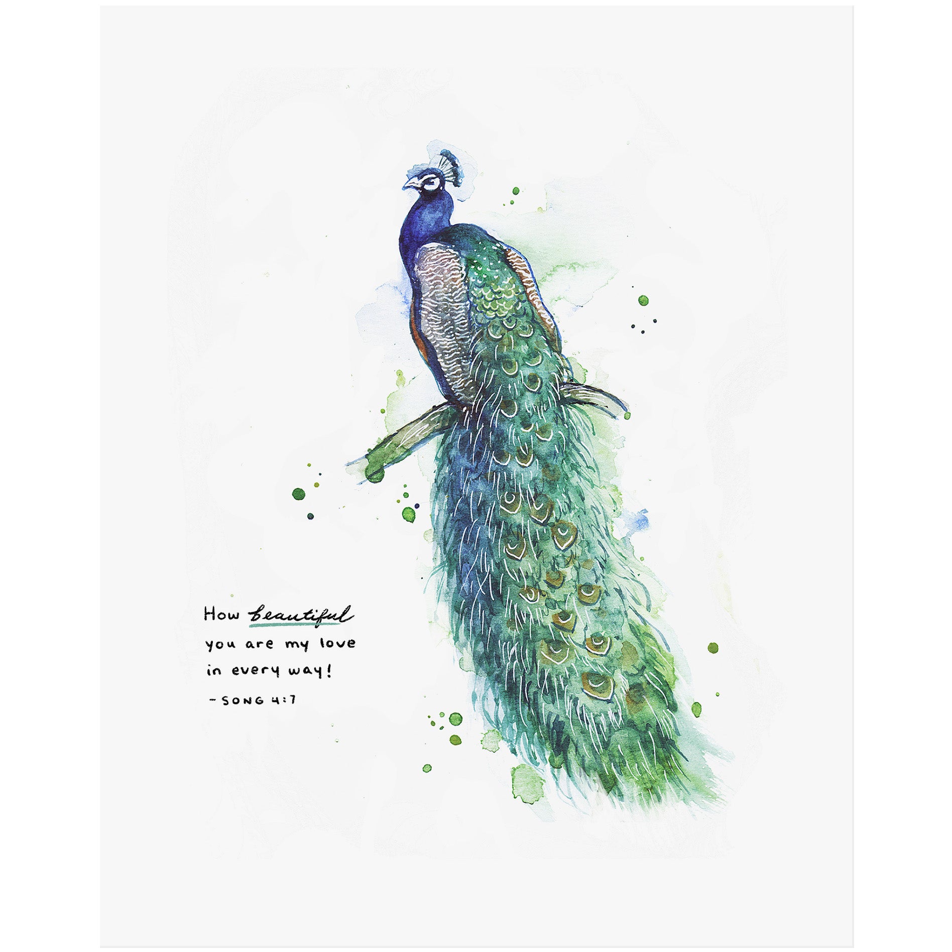 How Beautiful You Are - Song of Songs 4:7 - Gods fingerprints product image