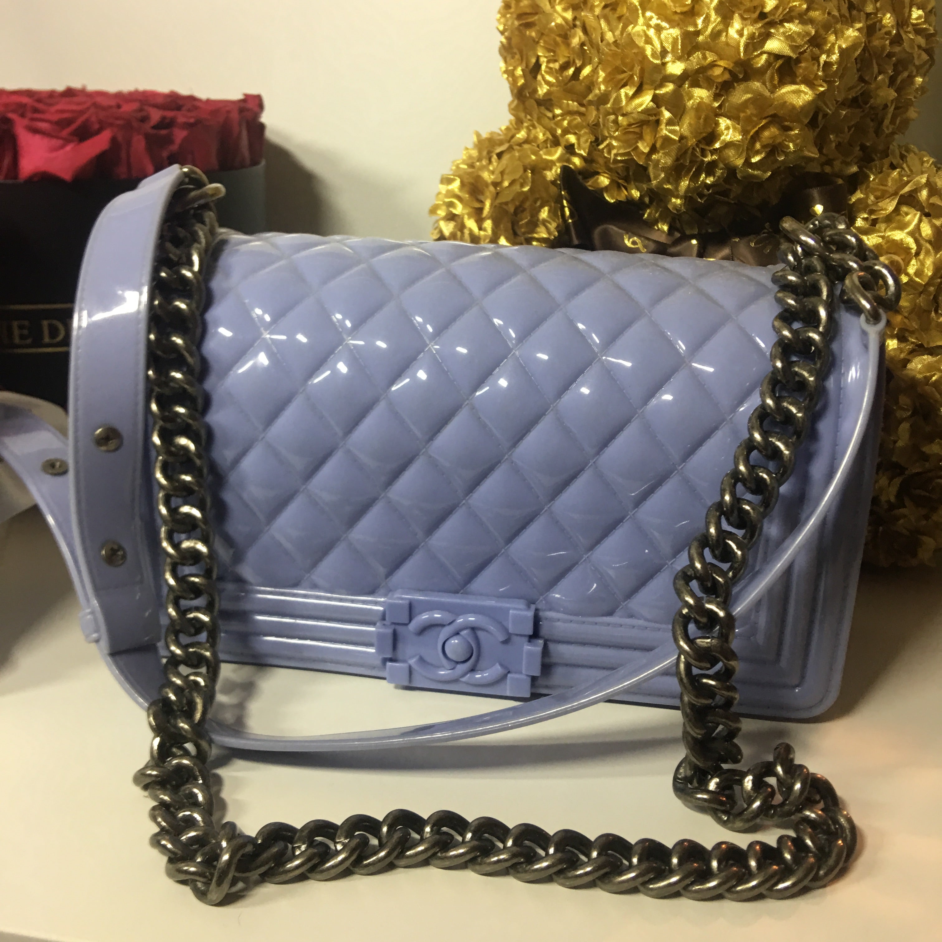 not CHANEL  toy boy jelly bag