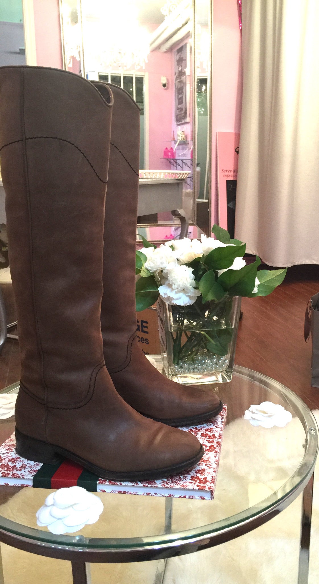 chanel ascot boots