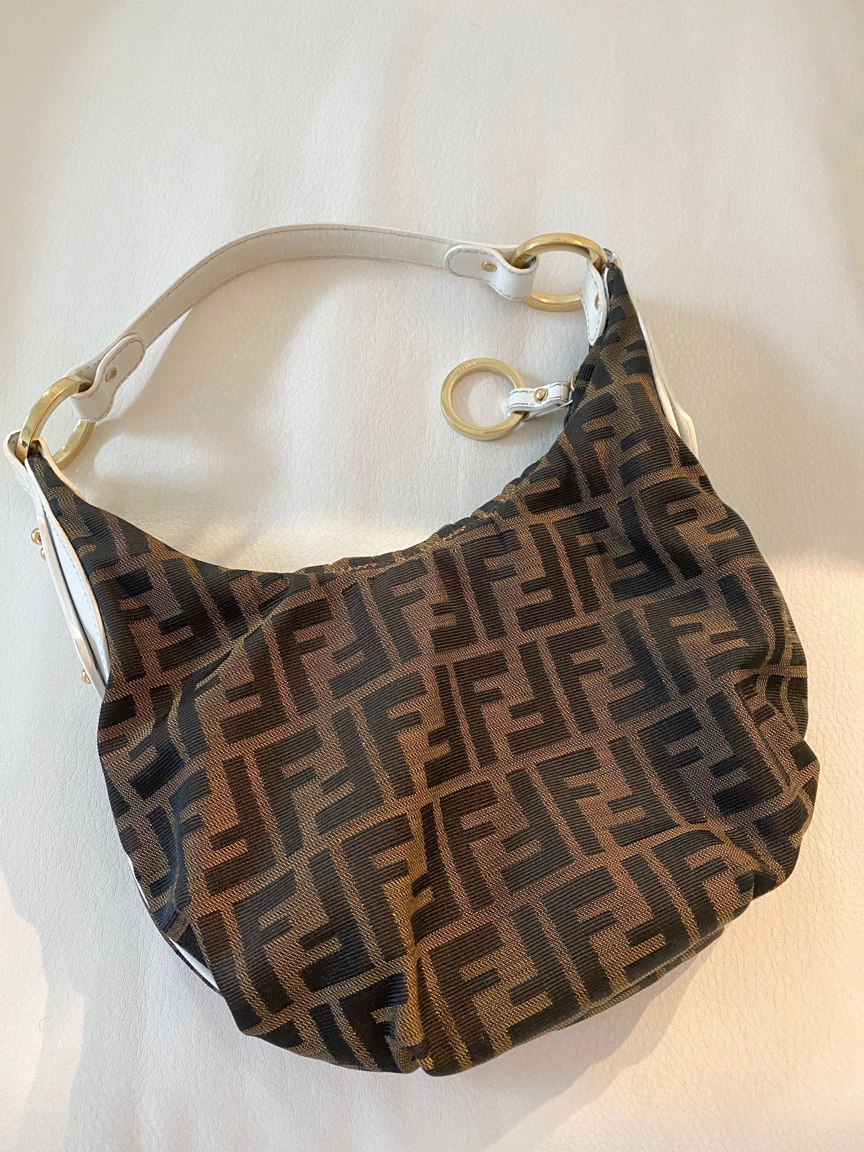 fendi zucca hobo