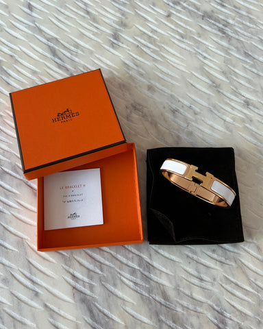 Hermes Clic H Bracelet – Beccas Bags Boutique