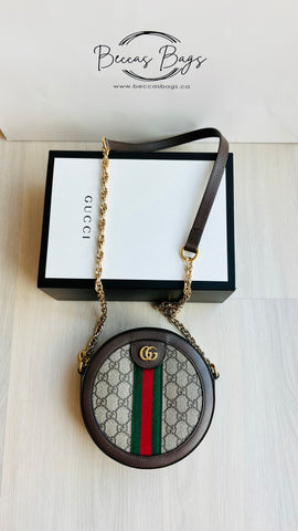 Gucci Ophidia Mini GG Round Bag – Beccas Bags Boutique