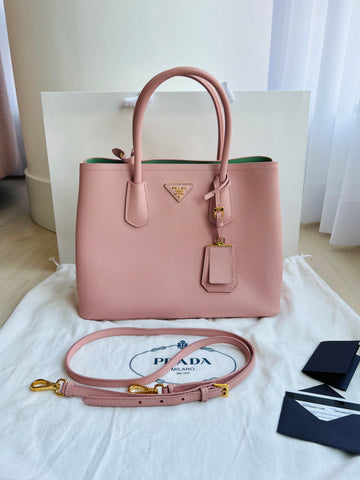 Prada Double Cuir Bag – Beccas Bags Boutique