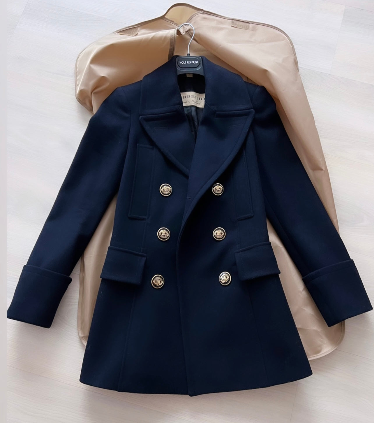 Burberry London Wool Peacoat – Beccas Bags Boutique