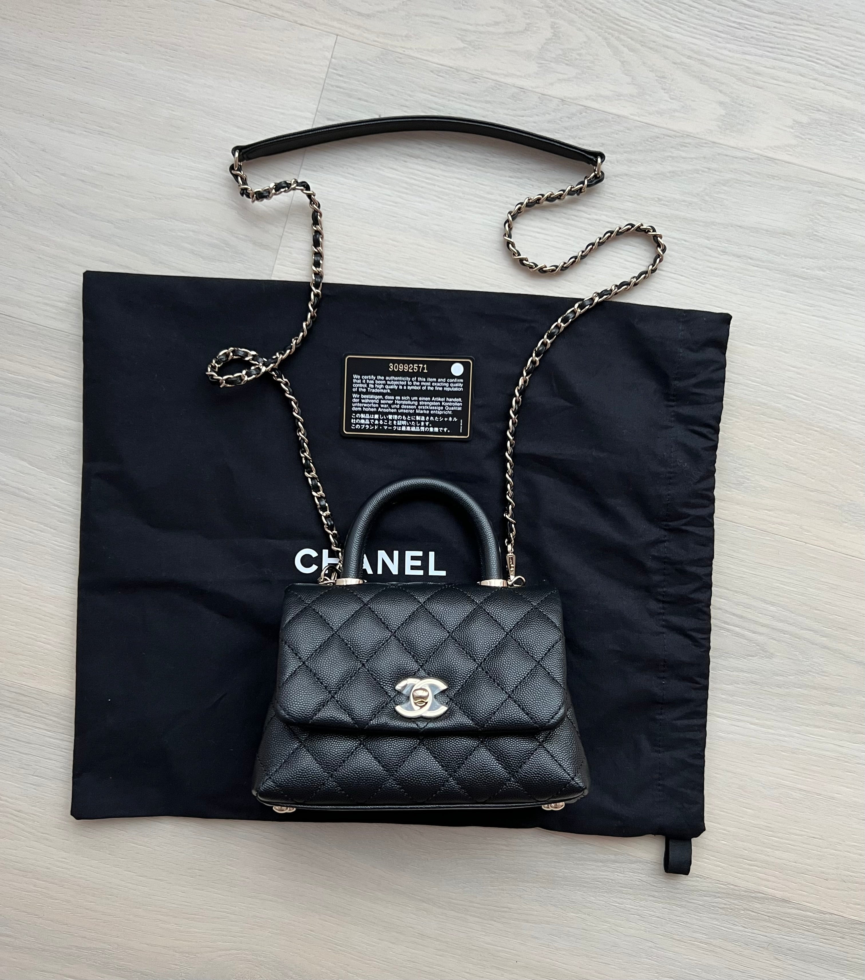 Chanel Coco handle Bag 30cm  Hàng hiệu 11 HVip