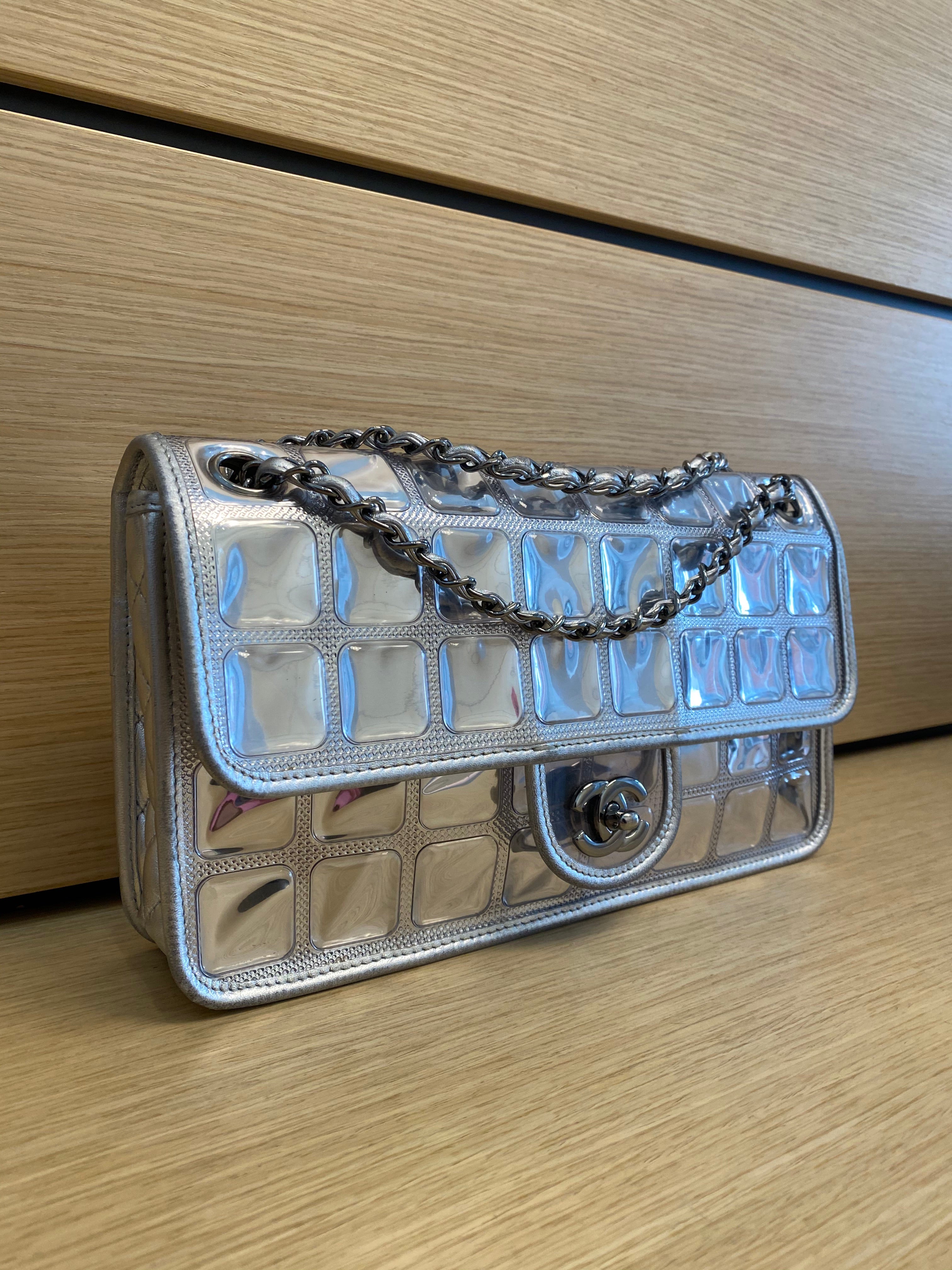 Chanel metallic ice cube flap bag – Beccas Bags Boutique