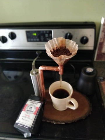 Custom made pour over coffee maker