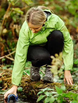 Finding water outdoors