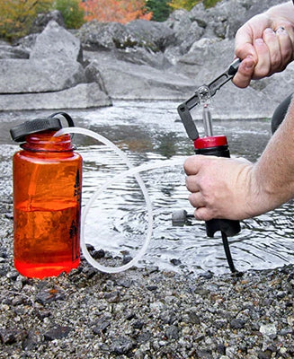 Outdoor water purifying system