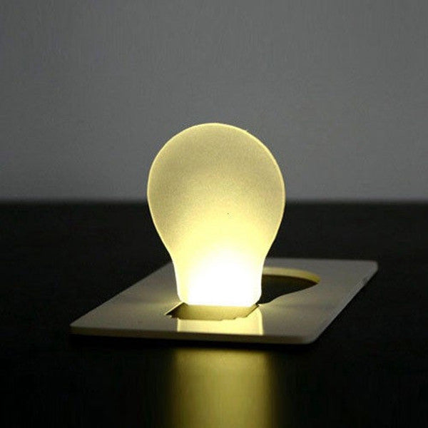 Zijdelings Automatisch Zich voorstellen Portable LED Card Light Pocket Lamp Purse Wallet Emergency Light - Ghi –  ghilliesuitshop