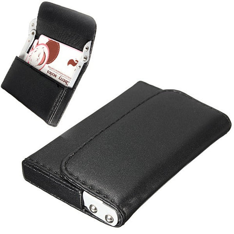 Traveling Outdoor Portable PU Leather Card Case Box - GhillieSuitShop ...