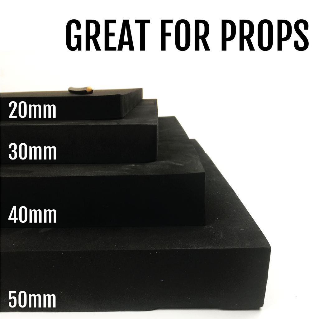 Black EVA Foam Block - (50cm x 100cm 