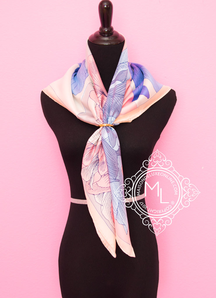 hermes iris scarf