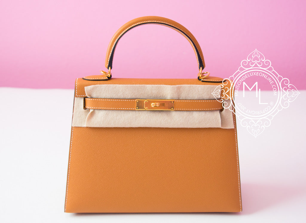 hermes kelly 28 epsom sellier gold