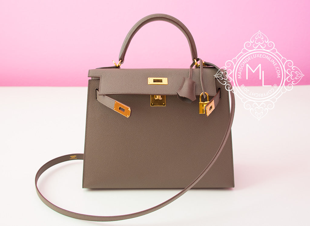 hermes gray bag