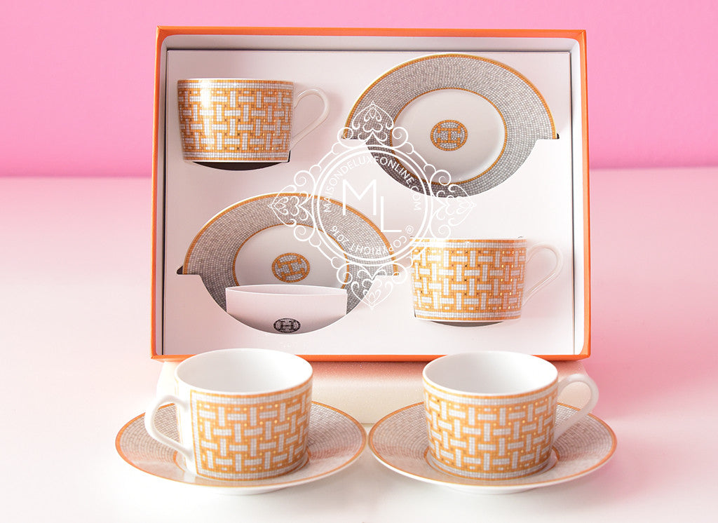 hermes cup and saucer