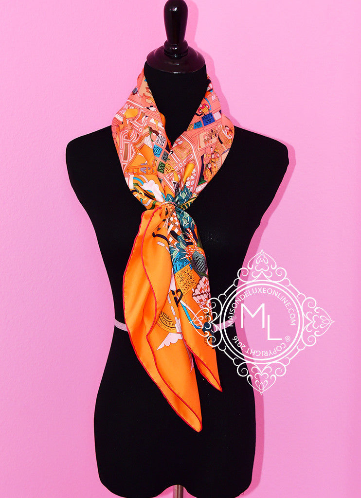 hermes 90cm silk scarf