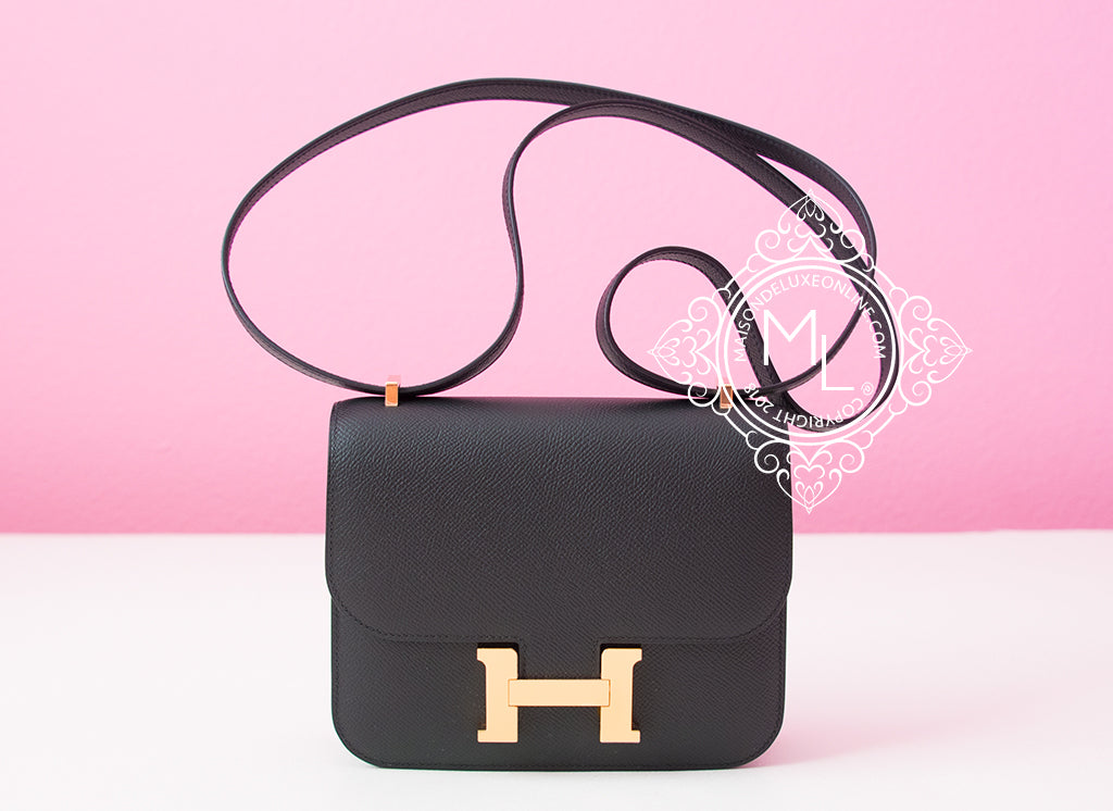 hermes constance 18 black