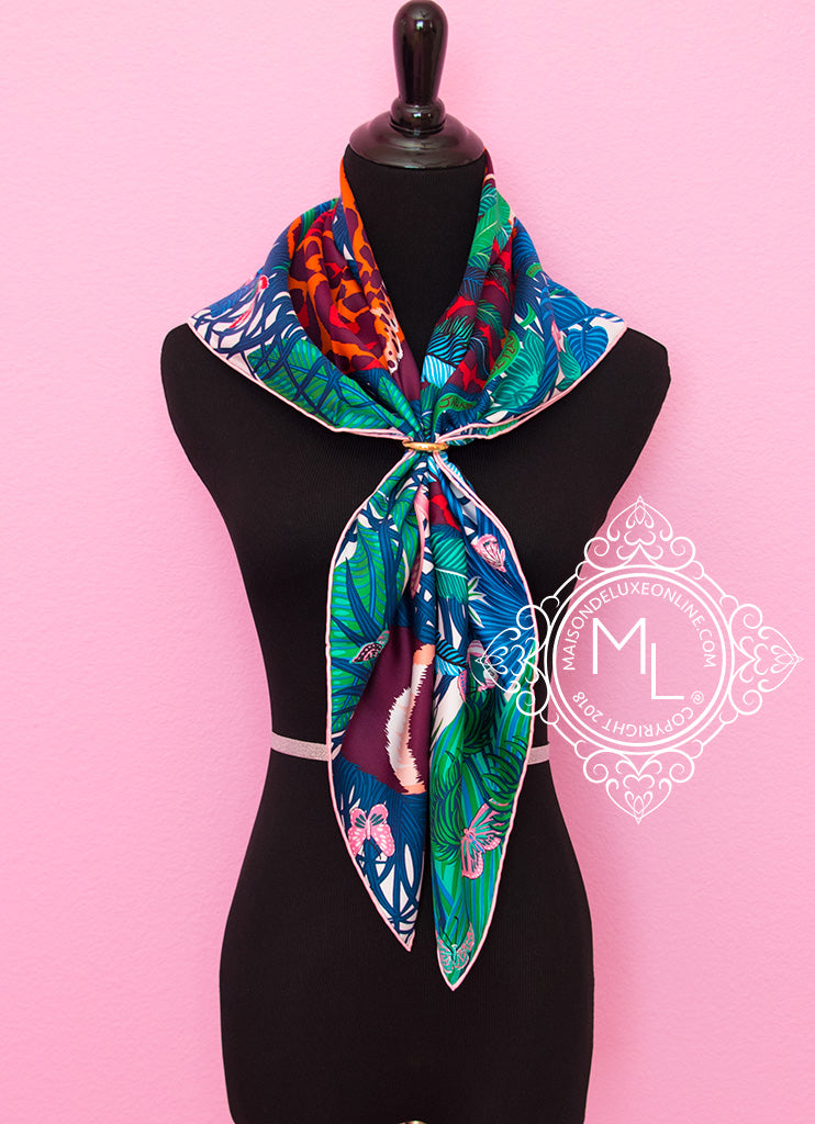 jaguar quetzal scarf 90