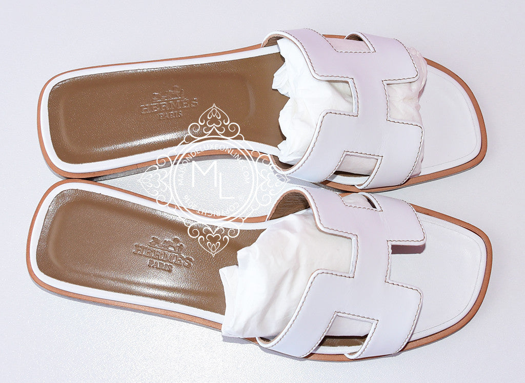 white hermes shoes