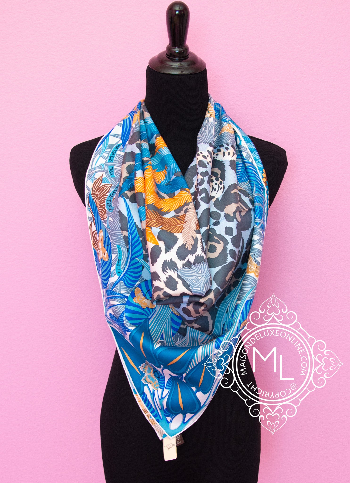 jaguar quetzal scarf 90