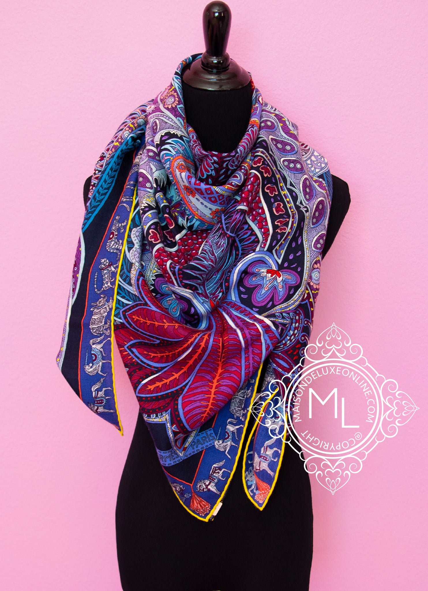 hermes maharani scarf