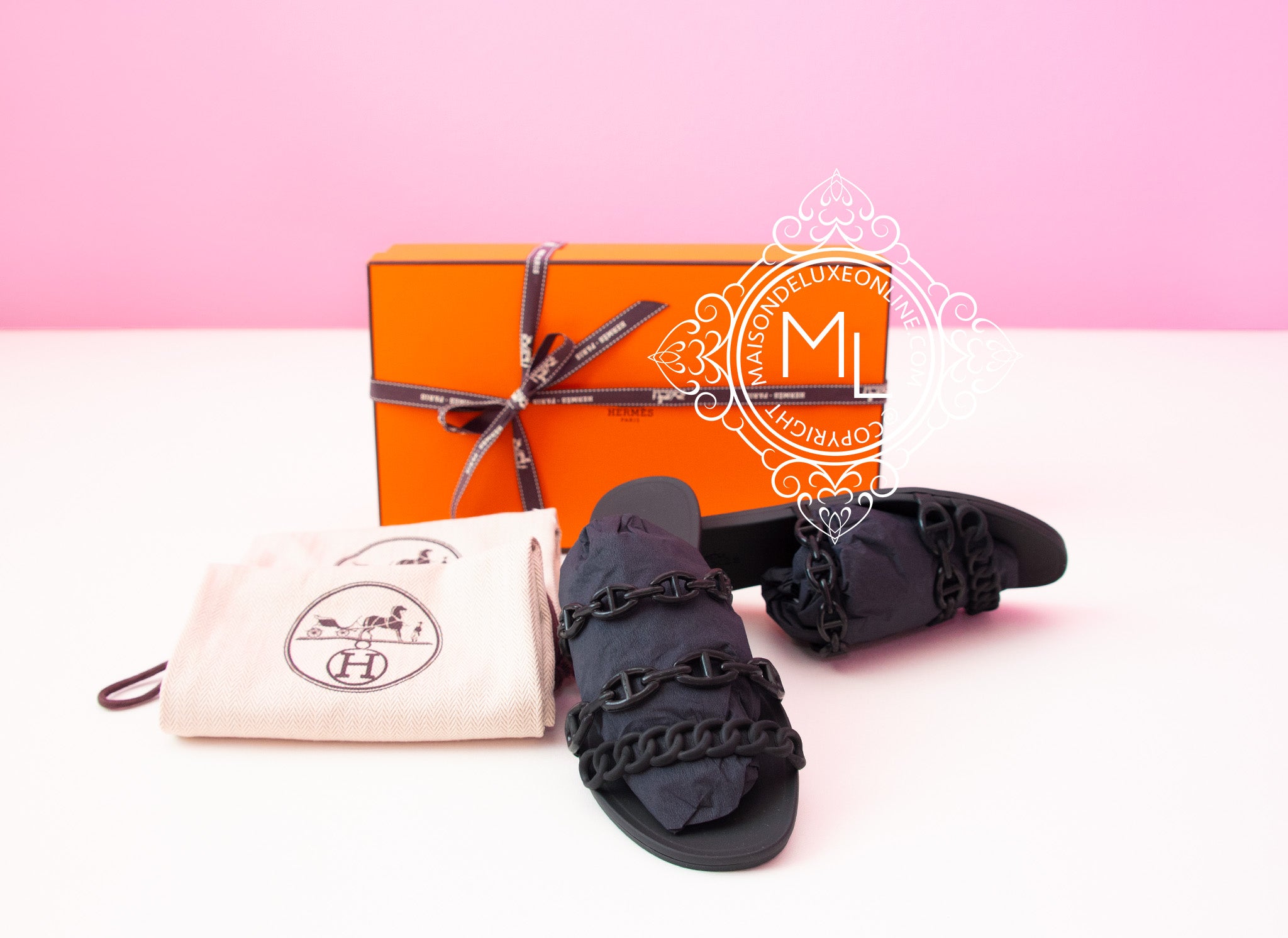 hermes jelly slippers