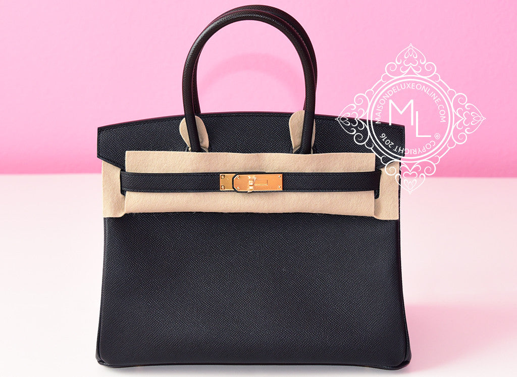 Hermes Kelly 35 Sellier Noir Black Epsom Gold Hardware #A - Vendome Monte  Carlo