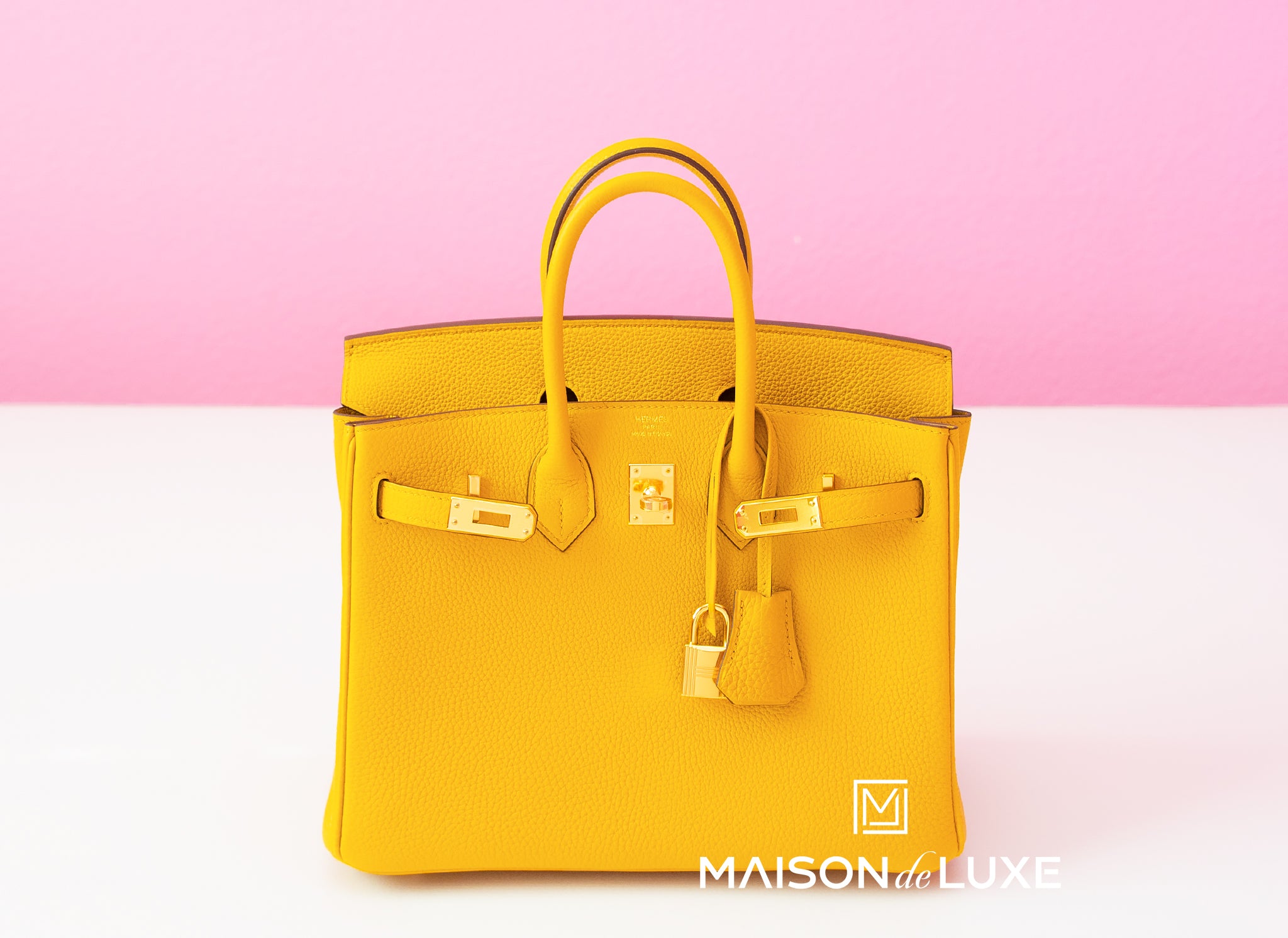 hermes birkin 25 jaune ambre