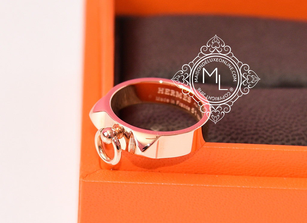 hermes cdc ring rose gold