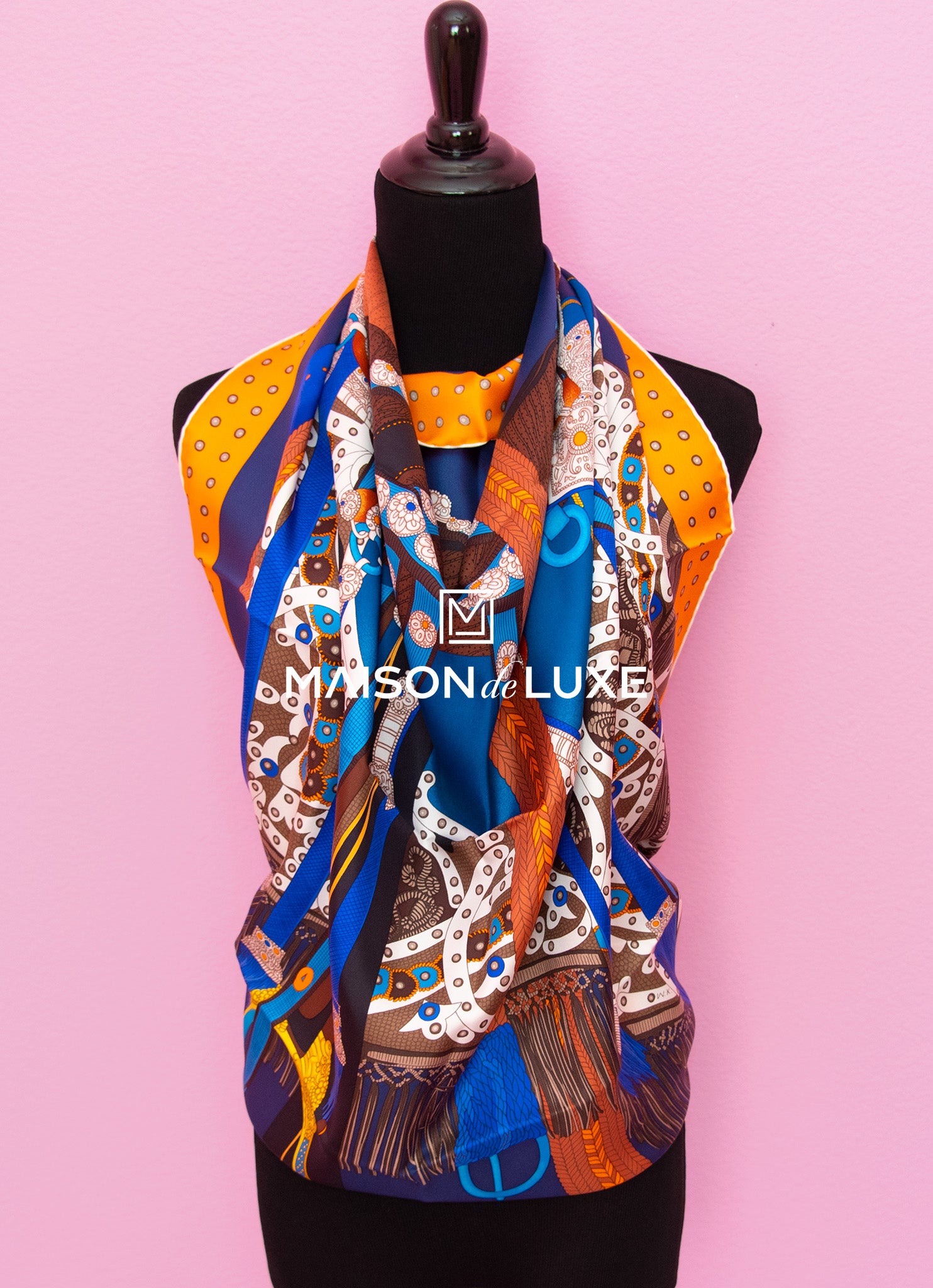 hermes selle de dignitaire scarf