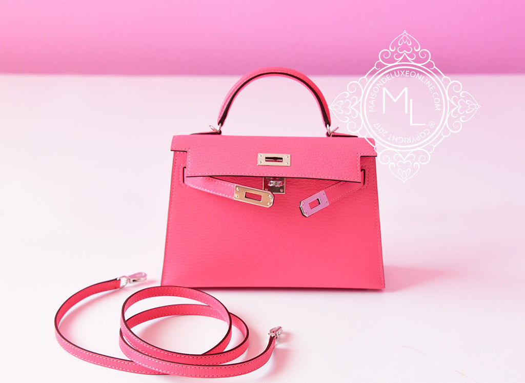 hermes mini kelly pink