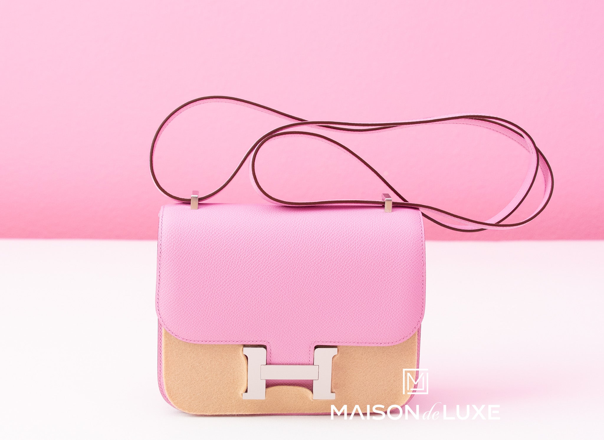 hermes pink purse