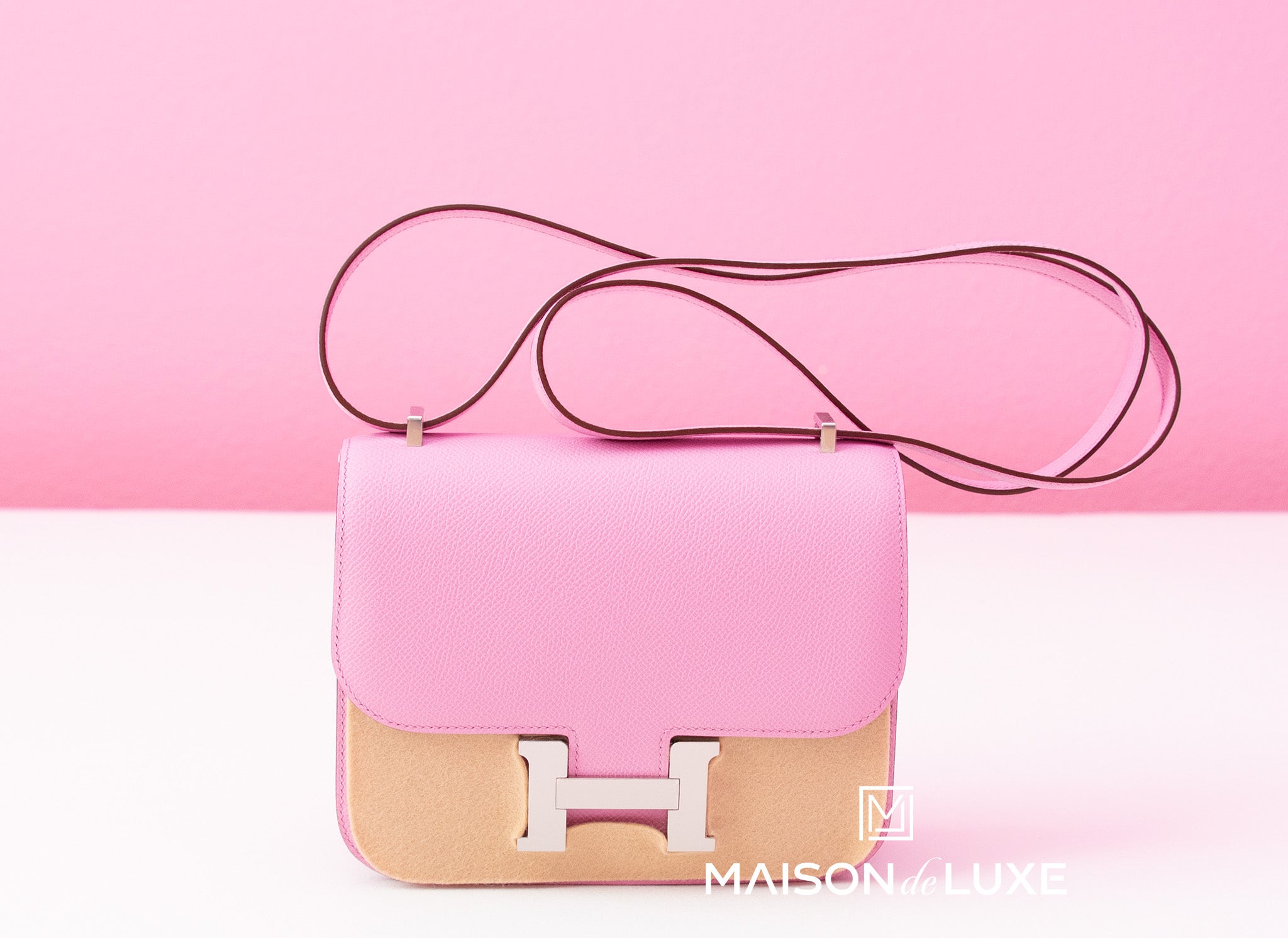 pink hermes bag