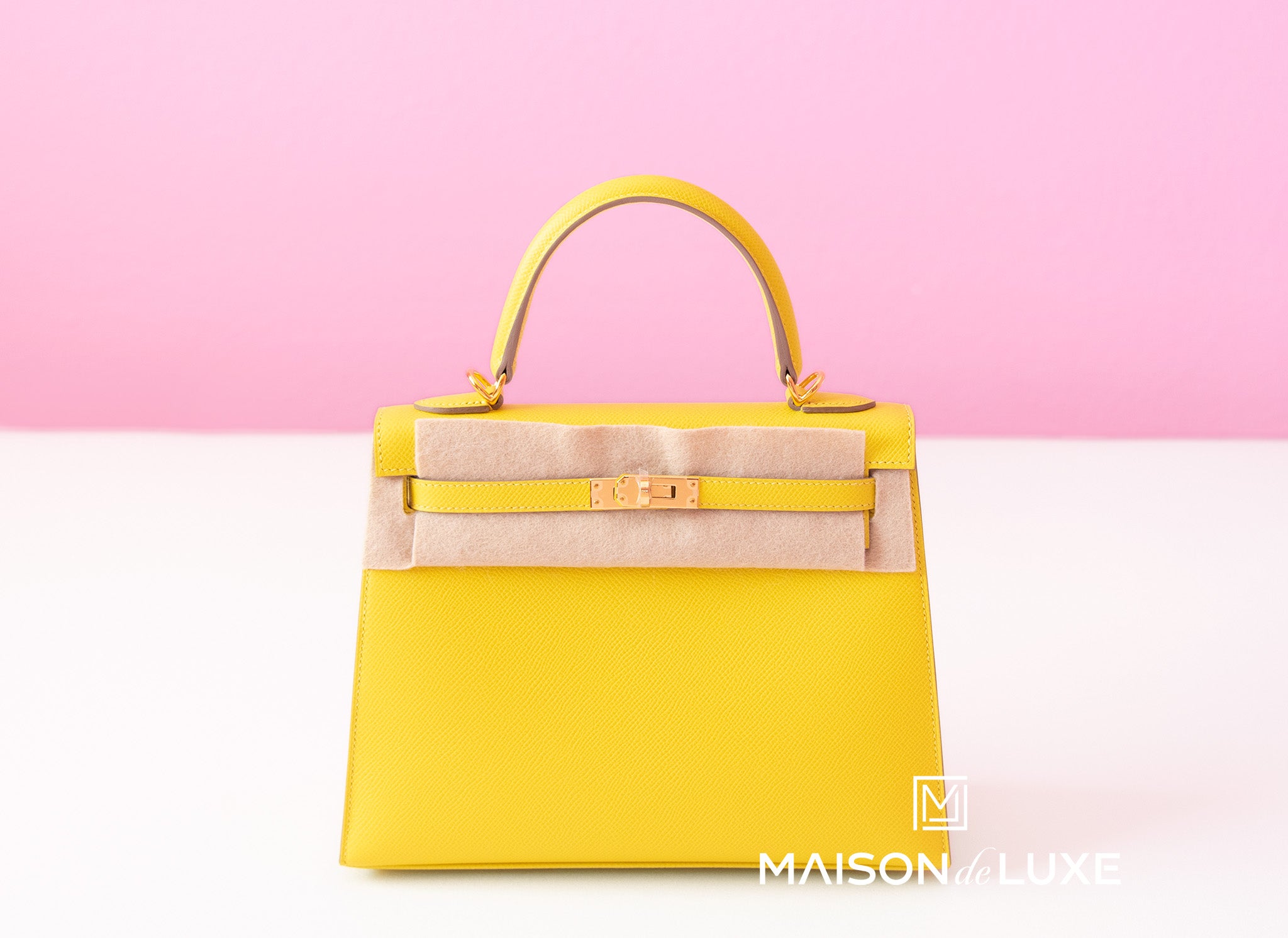 hermes yellow kelly bag