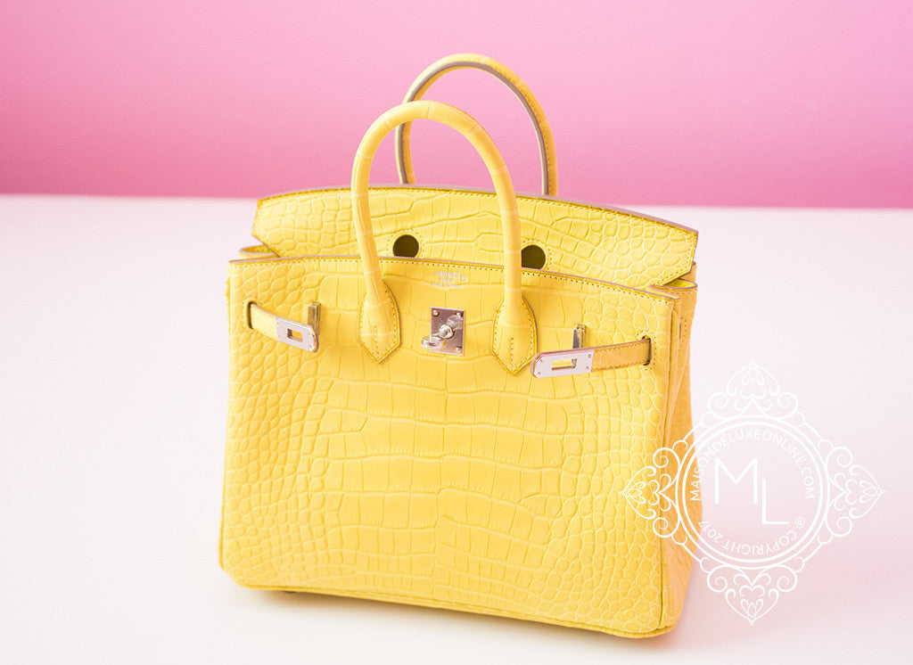 birkin yellow bag