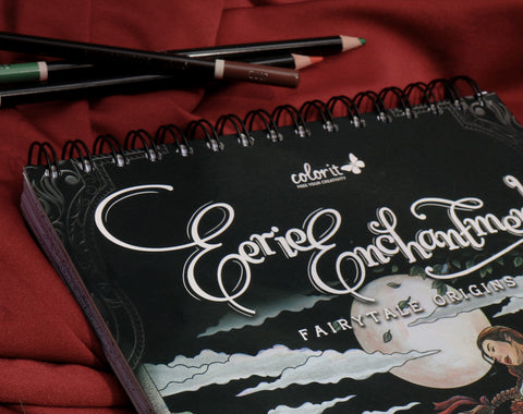 ColorIt Eerie Enchantment: Fairytale Origins Coloring Book for Adults Illustrated By Hasby Mubarok - Spiral Binding