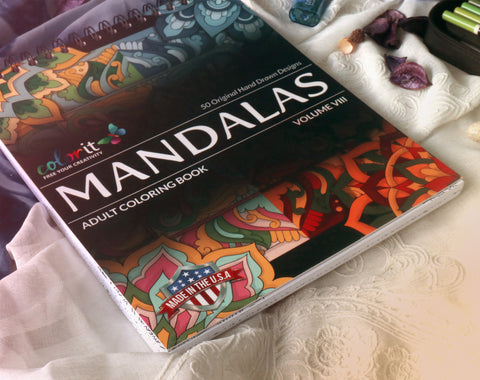 ColorIt Mandalas To Color, Volume II Coloring Book for Adults by