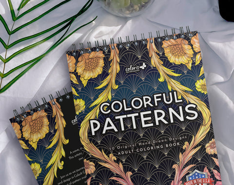 ColorIt Colorful Patterns Coloring Book for Adults by Terbit
