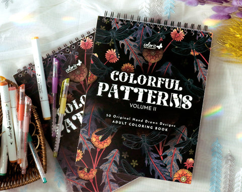 ColorIt Colorful Patterns, Volume II Adult Coloring Book