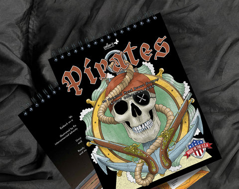 ColorIt Pirates Coloring Book for Adults - Hardback Covers