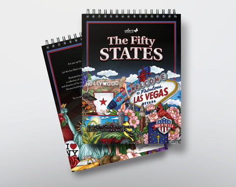 ColorIt The Fifty States Solid Book Covers